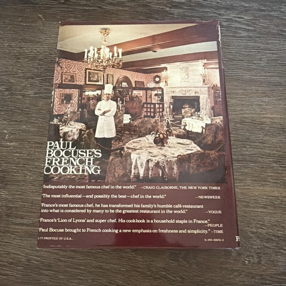 Paul Bocuse FRENCH Cookbook COOKING Alfred Guerot Cuisine Classique